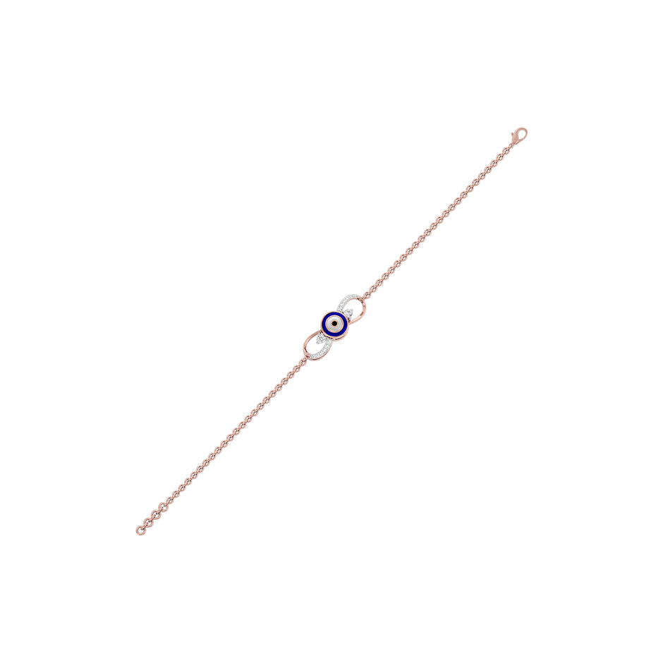 Cosmic Linkage Evil Eye Diamond Bracelet