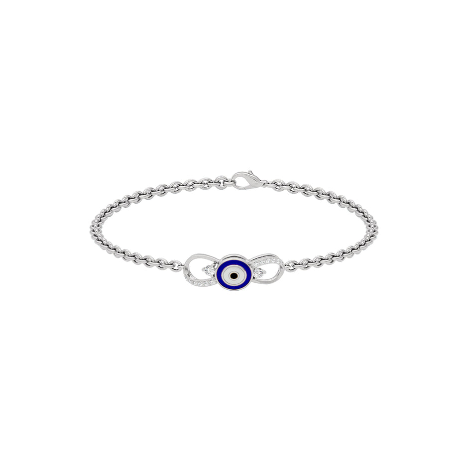 Cosmic Linkage Evil Eye Diamond Bracelet