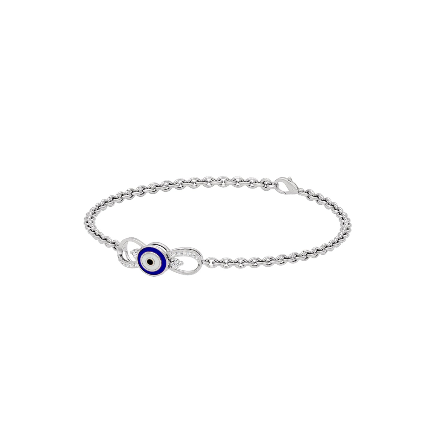 Cosmic Linkage Evil Eye Diamond Bracelet