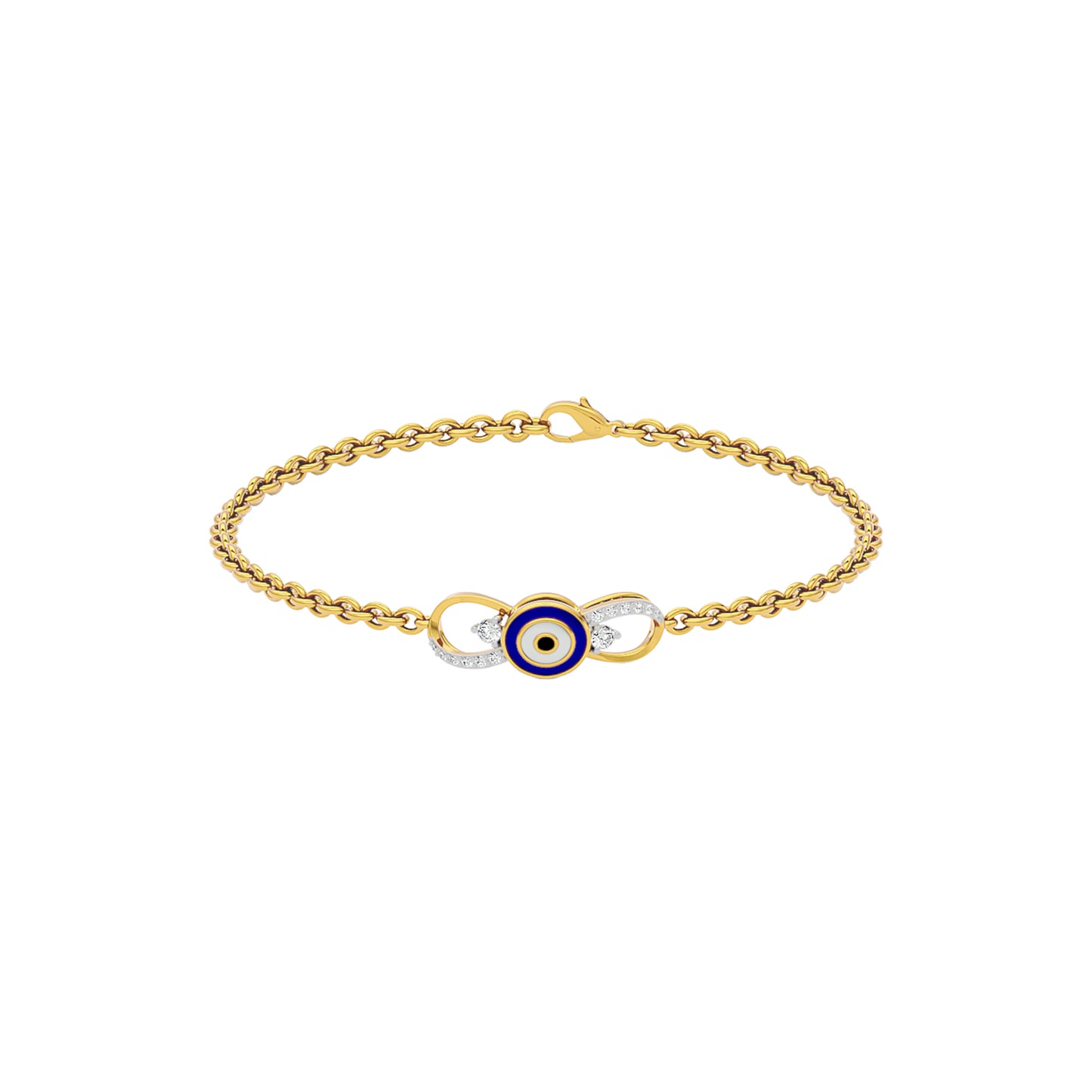 Cosmic Linkage Evil Eye Diamond Bracelet