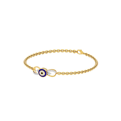 Cosmic Linkage Evil Eye Diamond Bracelet