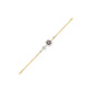 Vibe Vetoer Evil Eye Diamond Bracelet 9 KT / Yellow Gold