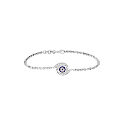 Rest in Magic Evil Eye Diamond Bracelet 9 KT / White Gold