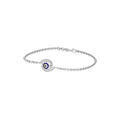 Rest in Magic Evil Eye Diamond Bracelet 9 KT / White Gold