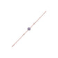 Good Vibe Evil Eye Diamond Bracelet 9 KT / Rose Gold