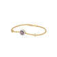 Good Vibe Evil Eye Diamond Bracelet 9 KT / Yellow Gold