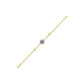 Good Vibe Evil Eye Diamond Bracelet 9 KT / Yellow Gold