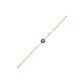 Whispering Ward Evil Eye Diamond Bracelet 9 KT / Yellow Gold