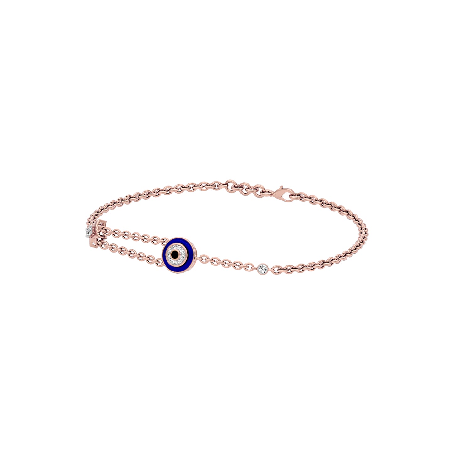 Luminous Evil Eye Diamond Bracelet