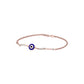 The Divine Watch Evil Eye Diamond Bracelet 9 KT / Rose Gold