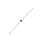 The Divine Watch Evil Eye Diamond Bracelet 9 KT / Rose Gold