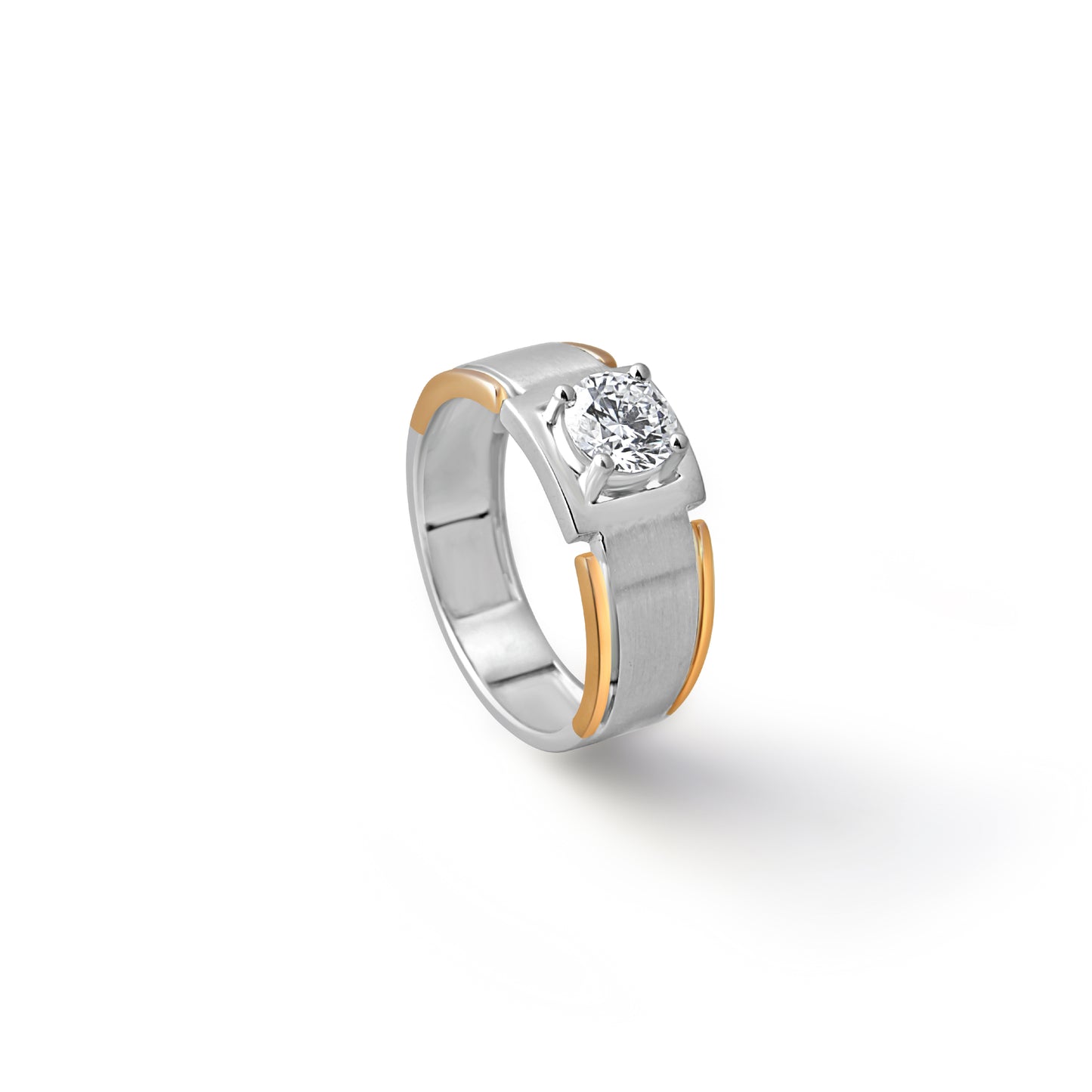 The Construct Solitaire Men's Engagement Ring