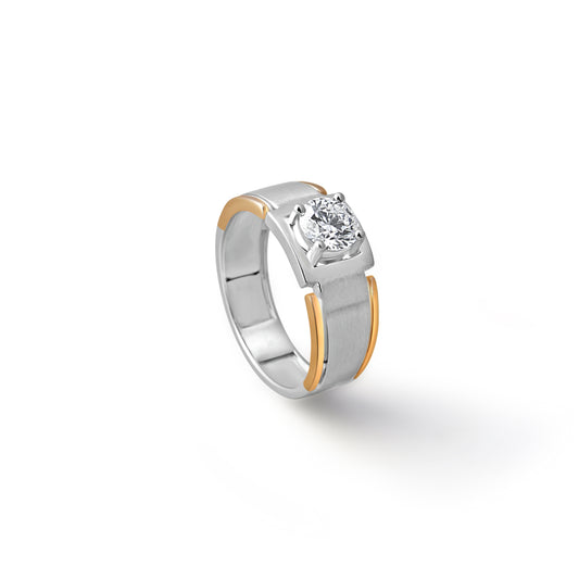 The Construct Solitaire Men's Engagement Ring