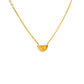 Textured Rectangular Gold Necklace