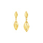 Orlina Sunleaf Drop Gold Earrings
