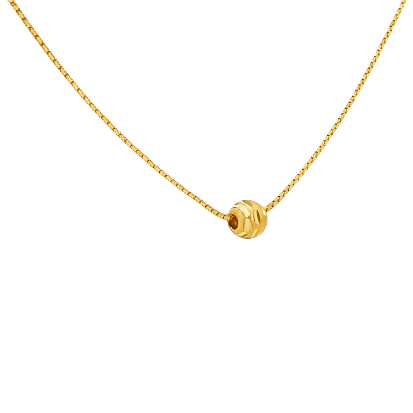 Classic Gold Bead Necklace
