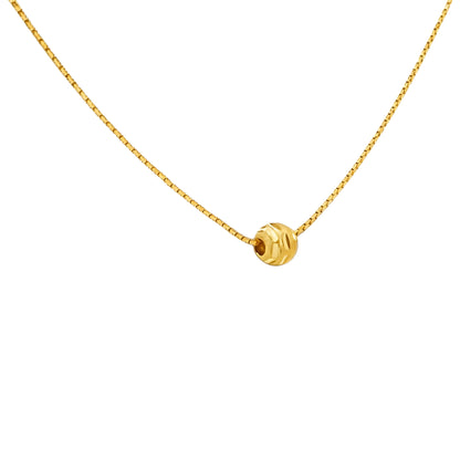 Classic Gold Bead Necklace