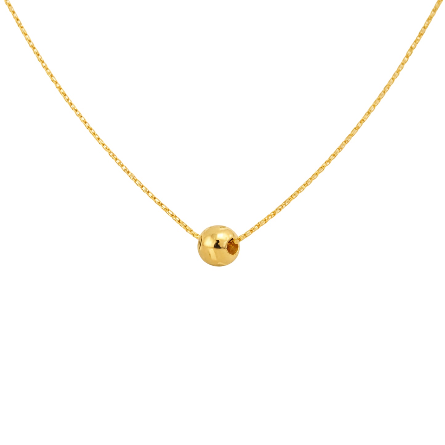 Classic Gold Bead Necklace