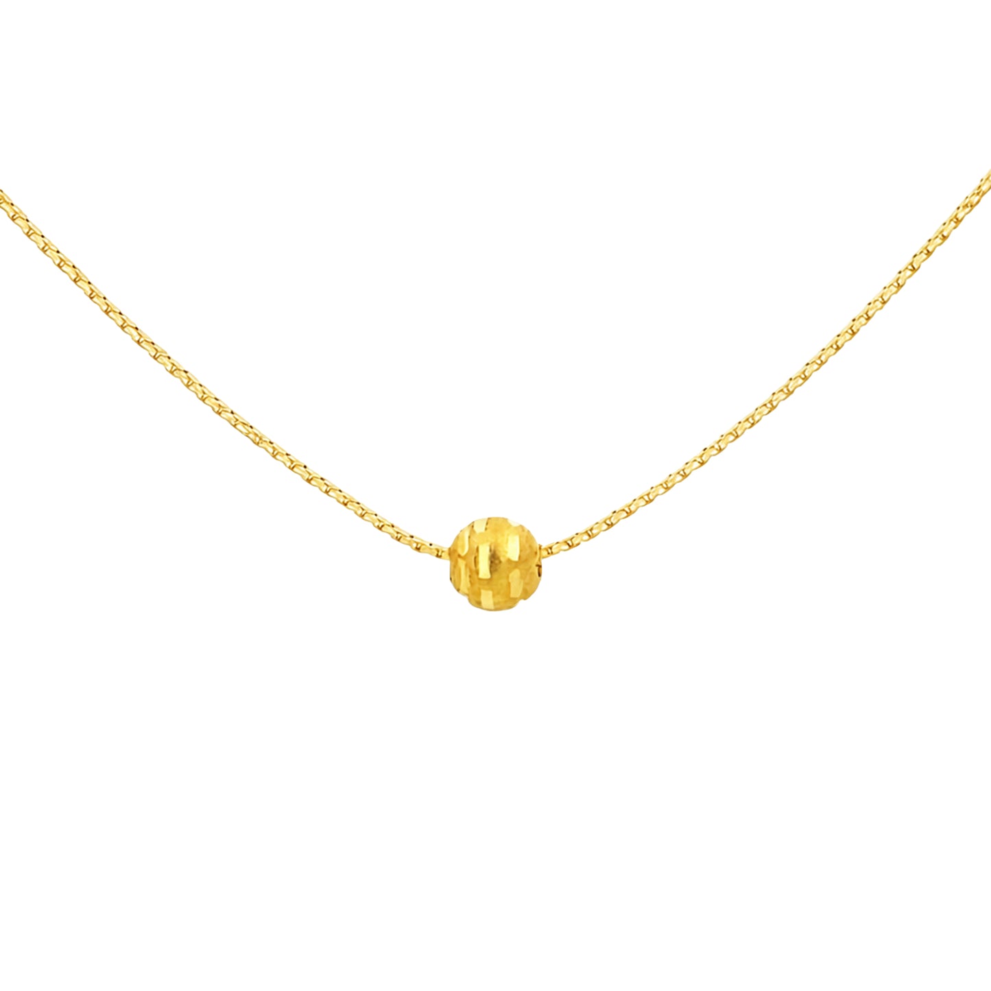 Classic Gold Bead Necklace