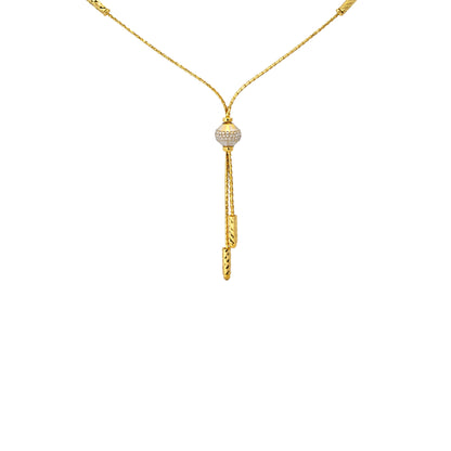 Celeste Drop Lariat Necklace