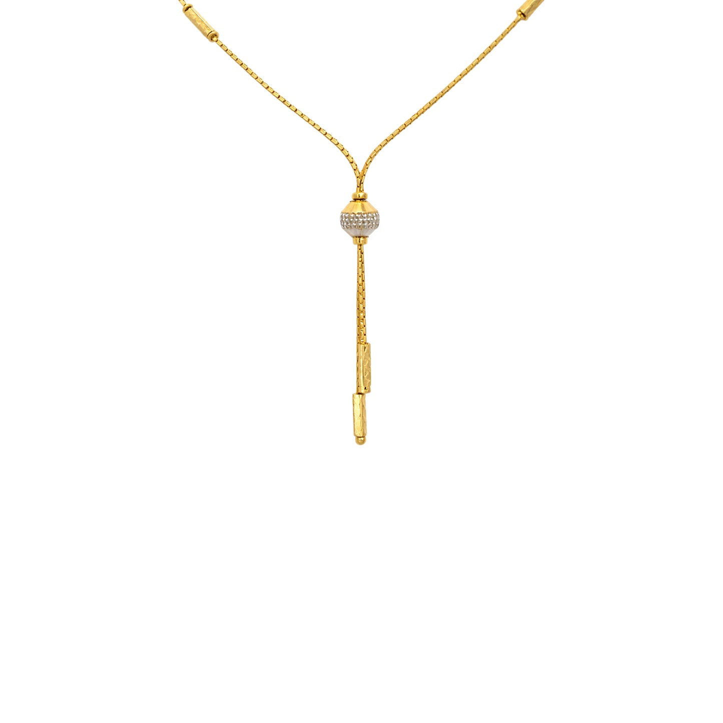 Celeste Drop Lariat Necklace