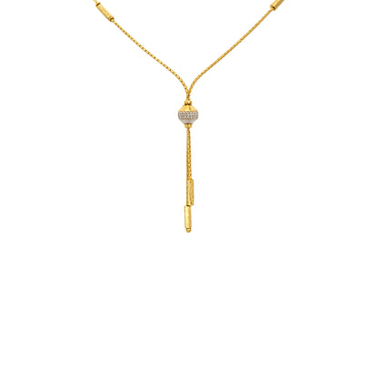 Celeste Drop Lariat Necklace