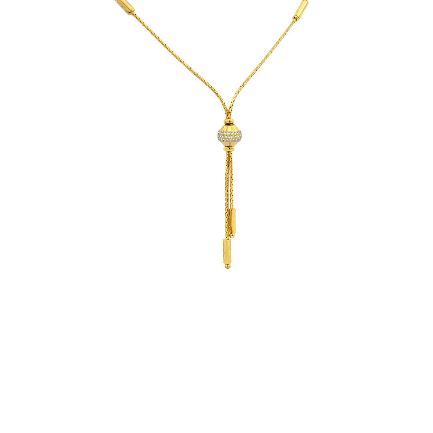 Celeste Drop Lariat Necklace