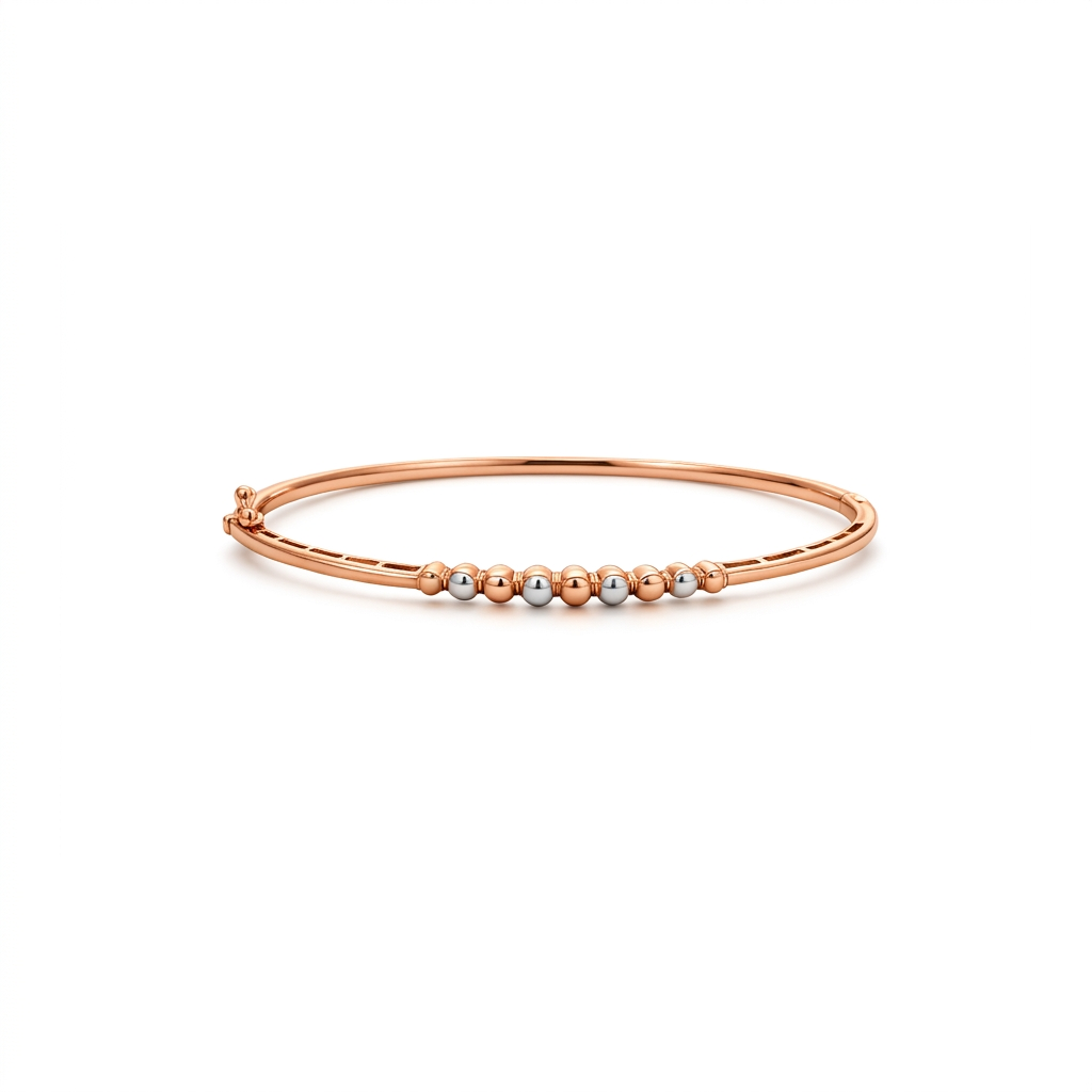 Veloura Dual Bead Gold Bracelet