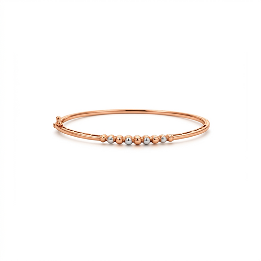 Veloura Dual Bead Gold Bracelet