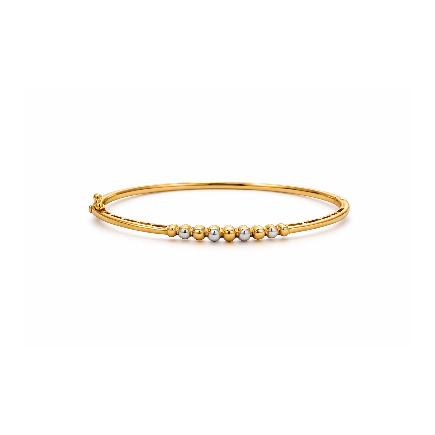 Veloura Dual Bead Gold Bracelet