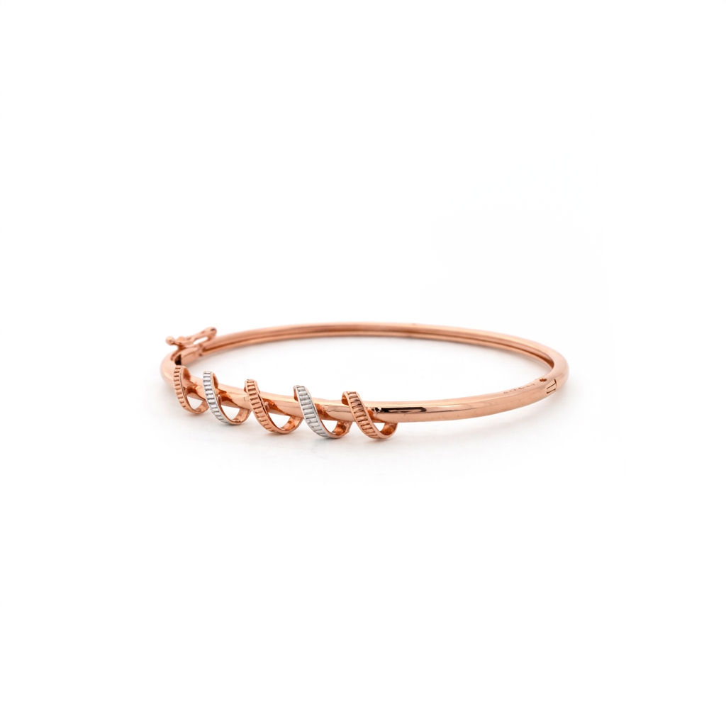 Harmony Twist Dual-Tone Bracelet