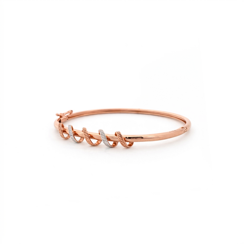 Harmony Twist Dual-Tone Bracelet