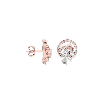 Cosmic Shine Diamond Earrings 18 KT / Rose Gold