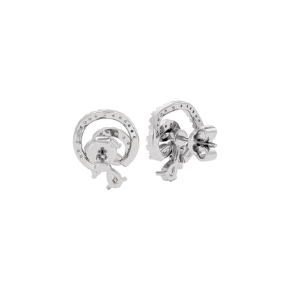 Cosmic Shine Diamond Earrings 18 KT / White Gold