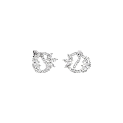 Stellar Shine Diamond Earrings 18 KT / White Gold