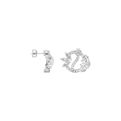 Stellar Shine Diamond Earrings 18 KT / White Gold