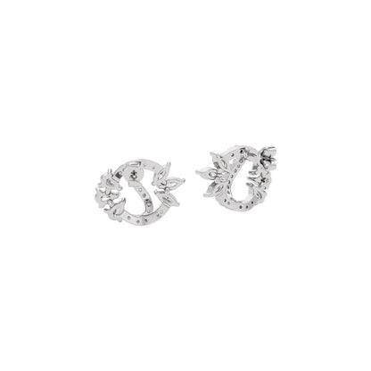 Stellar Shine Diamond Earrings 18 KT / White Gold