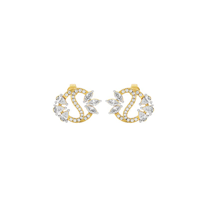 Stellar Shine Diamond Earrings 18 KT / Yellow Gold