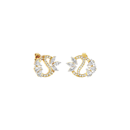 Stellar Shine Diamond Earrings 18 KT / Yellow Gold