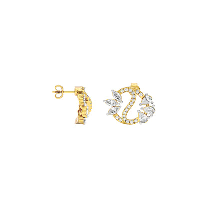 Stellar Shine Diamond Earrings 18 KT / Yellow Gold