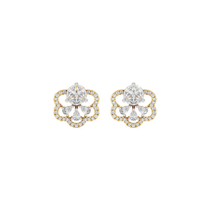 Florette Diamond Earrings 18 KT / Yellow Gold
