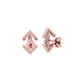 Lyra Diamond Earrings 18 KT / Rose Gold