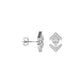Lyra Diamond Earrings 18 KT / White Gold