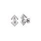 Lyra Diamond Earrings 18 KT / White Gold