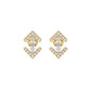Lyra Diamond Earrings 18 KT / Yellow Gold