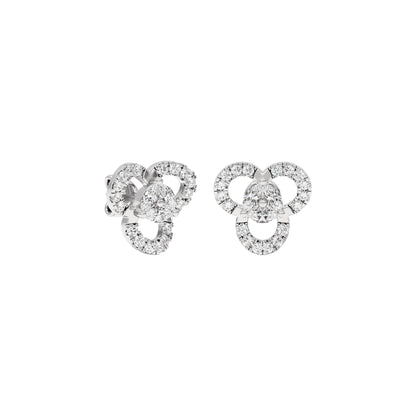 The Soft Glow Diamond Earrings 18 KT / White Gold