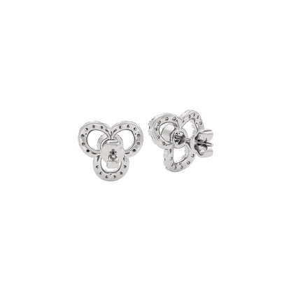 The Soft Glow Diamond Earrings 18 KT / White Gold