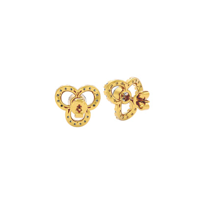 The Soft Glow Diamond Earrings 18 KT / Yellow Gold