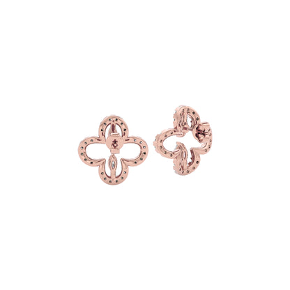 Dainty Glow Diamond Earrings 18 KT / Rose Gold