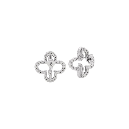 Dainty Glow Diamond Earrings 18 KT / White Gold